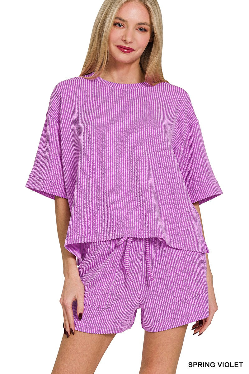 Ribbed Matching Set – Blacktop Boutique